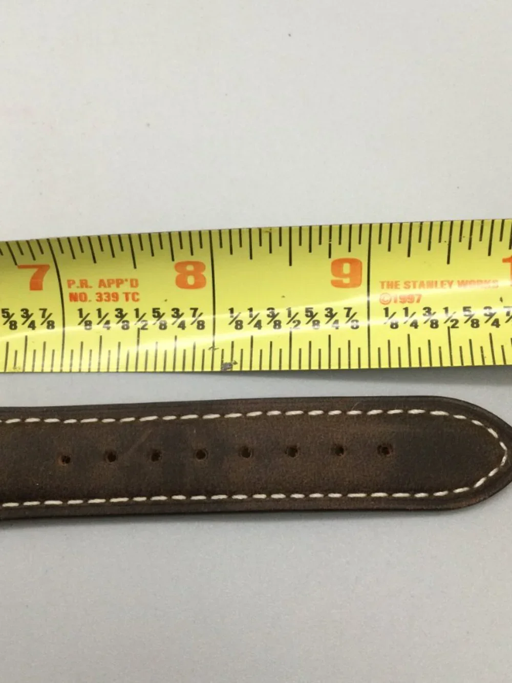MVMT 40mm Mens Watch Rose Gold Tone Brown Leather Band